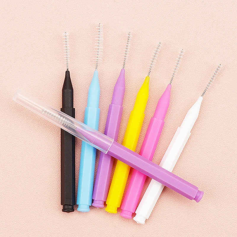 10/20Pcs Mini Eyebrow Brush Disposable Brow Perm Brush Brow Lift Supplies Eyelash Extension Comb Makeup Tool Interdental Brushes