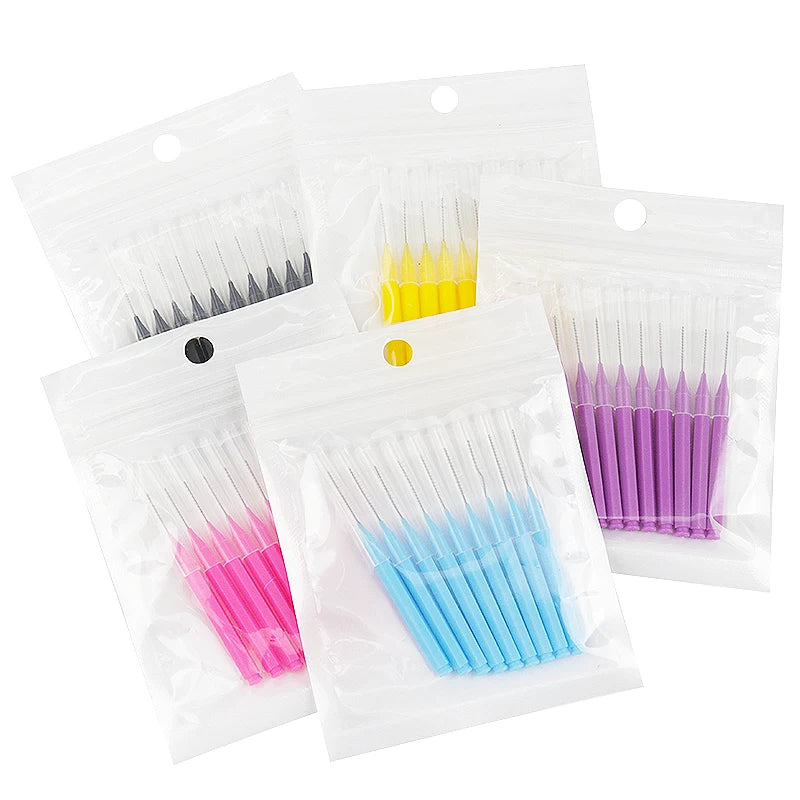 10/20Pcs Mini Eyebrow Brush Disposable Brow Perm Brush Brow Lift Supplies Eyelash Extension Comb Makeup Tool Interdental Brushes