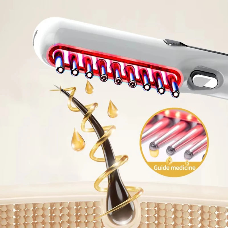 Hair Growth Comb Massage Comb Plus Hair Nourishing Liquid Beauty Tool Liquid Guide Skin Care Health Scalp Applicator MassageComb