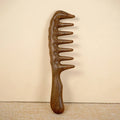 Natural Sandalwood Comb for Hair Growth - Handmade Wooden Massage Comb for Women Men, Anti-Static Detangling Styling Brush