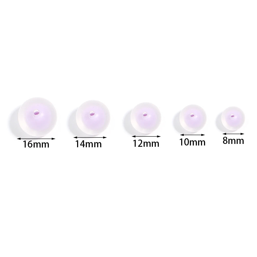 Acrylic transparent beads mixed color beads in beads loose beads for Hair Jewelry Making DIY Bracelet Necklace Chain Accessories