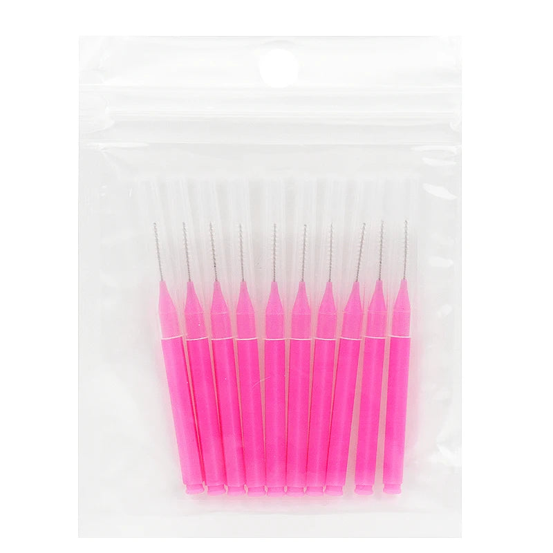 10/20Pcs Mini Eyebrow Brush Disposable Brow Perm Brush Brow Lift Supplies Eyelash Extension Comb Makeup Tool Interdental Brushes